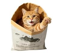 Cat Tunnel Bag - Concealed Sound Paper Hiding Cave Cat Tunnel Toy for Sleep | Cat Tunnel Bag designed with concealed sound paper for extra fun, this hiding cave doubles as a cat tunnel toy. Perfect
