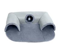 Cat Tunnel Bed | Washable Cat Bed | U Shape Cat Cave | Removable Cat Cave | Cat Play Tunnel | All-Season Indulgence Assures Every Detail Is Designed for Pet Comfort