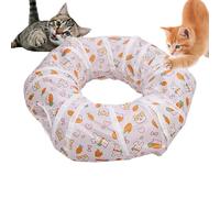 Cat Tunnel - Interactive Foldable Maze Toy, Tunnels For Indoor Cats, Flexible Cat Play Tunnel | 31.49 * 10.23inch For Kitten Pet Christmas Halloween Birthday Party