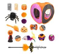 Cat Tunnel Toys Set Kitten Toy - Box Cube Folding Square Channel Set Cute