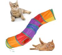 Cat Tunnels - Cat Tubes and Tunnels,Foldable Furniture Interactive Playground for Animal Dogs Bunny Rabbit, Indoor Outdoor Outside Play