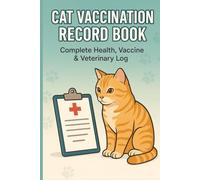 Cat Vaccination Record Book: Complete Health, Vaccine & Veterinary Log
