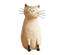 Cat Vase - 9.5x20.5 Cm Resin Cat Desk Ornament | Cute Vase | For Desk Shelf Bookshelf Mantel Entryway Living Room Dining Table Bedroom Office Balcony Windowsill Housewarming Birthday