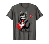 Cat Vintage de Maine Coon Tocando gráfico de Gatito Camiseta