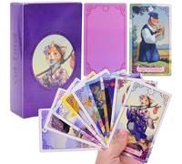 Cat WaiteJuego de Tarot Cartas,Cat WaiteCartas del Tarot Tarjeta de Adivinación Clásico Tarot Deck Cartas Fortune-Telling Juego de Mesa Interactivo Cards para Niños Principiantes Regalos Adivino