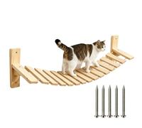 Cat Wall Bridges - Indoor Kitten Activity Center Wooden Furniture | Cat Shelves and Perches Living Room Bedroom Apartments Windowsill Study Corner Hallways