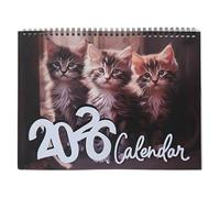 Cat Wall Calendar, Funny Themed 12 Month Calendar, Artistic Monthly Planner, Decorative Home Art for Pet Lovers, Workplace, School, Family, Birthday, Christmas, 8.27x11.22 Inches