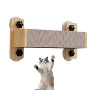 Cat Wall Shelves - Decoración para gatos montados en la pared, para ahorrar espacio | Perch Tree Scratching Tower Stairs for Window Home Indoor Outdoor Play, Wood + Cotton Rope