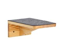 Cat Wall Shelves - Wall Mounted Wooden Ledge Bed System, Multi Level Climbing Pet Furniture Set, Floating Resting, Vertical Activity and Space Use Optimization | For Kitchen Bedroom Corner Home
