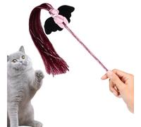 Cat Wand - Linda Varita de Pompones de Oso Oso | Juguetes de diseño silencioso para Gatos Interiores | Pompone la Varita para estimular el Deseo del Gato