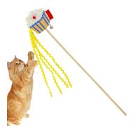 Cat Wand Toy, Colorful Cat Toy, Cheese Puffed Rice Toy, Funny Cat Toy, 54 cm Cat Toy, Cat String Toy, Cat Accessories Toy, Interactive Cat Toy, Small Medium Large Cat, Puffed Rice Cat Toy, Colorful