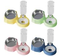 Cat Water And Food Bowl - Stainless Steel Anti-slip Non-spill Easy Clean