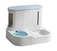 Cat Water and Food Dispenser - 2 in 1 Water Feeder | Automatic Pet Food Dispenser with Detachable Bowl, 3L Capacity Station for Kitten Puppy Home Indoor Feeding