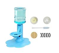 Cat Water Bottle Basin Stand Auto Refill Pet Fountain Gravīty Dispenser