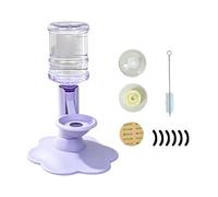 Cat Water Bottle Basin Stand Auto Refill Pet Fountain Gravīty Dispenser