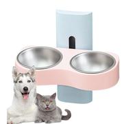 Cat Water Bowls, Neck Protection Bowls, Adjustable Cat Bowls, Elevated Cat Bowls, Pet Feeding Station, Multipurpose Pet Bowls 32.5x20x31cm/12.8x7.87x12.2 Inches for Neck Protection