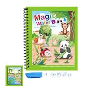 Cat Water Coloring Book - Water Doodle Book Painting Kit, Reusable Coloring Drawing Pad | messs Free Artistic Learning Cognitive Development For Interactive Inkless Practice Tool Learning Fun