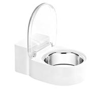 Cat Water Dish Toilet Shaped Raised Non Spill Dispenser