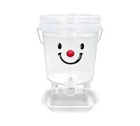 Cat Water Dispenser - Large Capacity Leakproof Visual Waterer, Automatic Dog Bowl Feeder, Transparente Level Window | Pull Flow Station, Refilling Feeding Drinking Puppy Kitten Animals Home Indoor TR