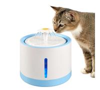 Cat Water Fountain, 2L Puppy Water Dispenser, LED Water Levels Window Pet Fountain, recargable Cat Water Bowl, Auto Pet Water Dispenser, Water Fountain for gatos and Dogs, Pet Drinking Water Supplies
