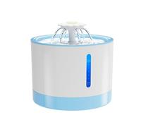 Cat Water Fountain, 2L Puppy Water Dispenser with LED Water Levels Window, recargables Dogs Drinking Water Bowls, Auto Watering Dish Supplies for Cats, Dogs, Multiple Pets