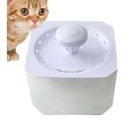 Cat Water Fountain, Automatic Pet Dispenser, 7.48x7.48in Quiet Drinking Bowl System, Built-In Filter Design, Continuous Water Circulation for Cats, Small Pets at Home