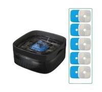 Cat Water Fountain, Bebedero De Gran Capacidad For Mascotas, Bebedero Grande For Perros con Bomba Ultrasilenciosa For Varios Gatos O,for Cats(5.5L Fountain-Filter)