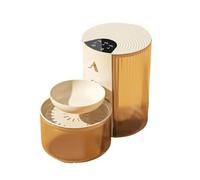 Cat Water Fountain, Dispensador de Agua for Gatos de 3000 ml con diseño inclinable Inteligente. Fuente for Mascotas con Separador de Agua Limpia y Sucia for Gatos y Perros.,for Cats(Beige)