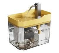 Cat Water Fountain, Dispensador de Agua for Mascotas de Gran Capacidad, Alimentado por USB, con circulación automática, for Perros y Gatos. Ultra silencioso y de bajo Consumo.,for Cats(Yellow)