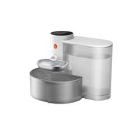 Cat Water Fountain, Dispensador de Agua Smart Dump Cat, dispensador automático Recargable de Agua Corriente for Perros y Mascotas.,for Cats(Gray)