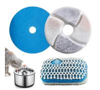 Cat Water Fountain Filter, Pet Dispenser Balm, Drinking Pad Aid with Safety, Automatic Cosmetic Tool with Comfort, Modern Grooming Design Style, Accessory for Dogs Cats Kitten Animal Daily