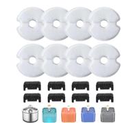 Cat Water Fountain Filters, Adjustable Replacement Filter Pet Dispenser Systems, Safe Purifying Parts Fresh Drinking, Ideal for Indoor and Outdoor Use, Home Kitchens, Multi-Pet Households, 10.5x0.5cm