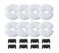 Cat Water Fountain Filters, Pet Water Filter Replacement, Double Filtration Sponge Cotton, Safe Adjustable System, Indoor Home Use, 4.13x4.13 Inches, White Color, 16 Pieces