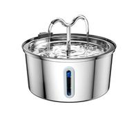 Cat Water Fountain, Fuente automática for Gatos de 3,2 L, Bebedero for Mascotas de Acero Inoxidable con indicador de Nivel.,for Cats(Premium Version)