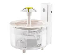 Cat Water Fountain, Pet Water Dispenser, Automatic Pet Feeder, Quiet Motion Sensor Process, Ideal for Indoor Hydration Station, 5.91x7.09 Inches, White Color, 1 Piece