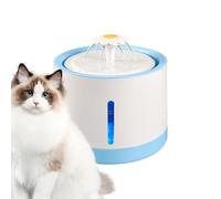 Cat Water Fountain, Puppy Water Dispenser, LED Water Window, Rechargeable Dog Water Bowl, Auto Watering Dish, Drinking Water Bowl for Cats, Pets Water Dispenser, Rechargeable Water Bowl