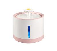Cat Water Fountain, Smart Pet Dispenser, Led Liquid Level Window, Auto Circulating System, Rechargeable Aqua Dish, Ideal for Cats, Dogs, and Multiple Puppy 7.09x7.09x7.28 Inches
