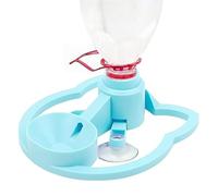 Cat Water Fountain Stand - Anti-Tipping Rack, Automatic Pet Fountain Holder, Filter-Free Bowl Rack with Suction Cup | Portable Pet Feeder Stand for Puppy, Kitten, Indoor Outdoor, Balcony, Travel