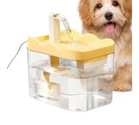Cat Water Fountain - Water Fountain for Cats, Cat Fountains Pump Waters Dispenser, Quiet Pump Intelligent Power Off, Large Capacity Automatic Cats Waters Fountains for Drinking Kitten Puppy Pet Home