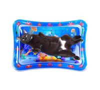 Cat Water Mat, interactive Pet Toy, 8,66 x 7,87 in Cool Comfort Thickened Marine Design, Cat Cooling Mat, Ideal para limpieza de oro y actividades divertidas y relajación en el hogar
