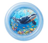 Cat Water Mat Toy 65x65cm Sturdy Cat Anti-Scratch Leak Proof Cooling Bed