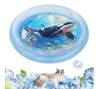 Cat Water Mats For Indoor Cats 65x65cm Anti-Scratch Leak Proof Cooling Bed