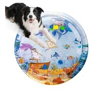 Cat Water Play Mat, Interactive Sensory Cooling Pad For Cats & Puppies | Water-filled sensory mat provides interactive play and a cool resting for cats and puppies.