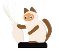 Cat Whisker Holder - Acrylic Cute Magnet Commemorative Decorations | Cat Whisker Holder Collecter, Tiny Memorial Trinket Box, Animal Keepsake Display for Home Dorm Office Kitchen Apartment