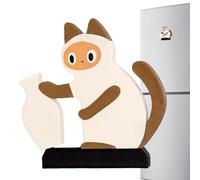 Cat Whisker Holder, Acrylic Cute Magnetic Commemorative Pet Keepsake Storage Display Box Transparent Collector Organizer Decorative Ornament, for Home Dorm Office Kitchen Apartment Desk Shelf Use