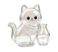 Cat Whisker Holder Magnet - Kitten Hair Container Magnets | Cute Kitten Whisker Container for Homeowners Animal Lovers Pet Parents Kitchen Office Whiteboard Locker Memo Board