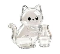 Cat Whisker Holder Magnet - Kitten Hair Container Magnets | Cute Kitten Whisker Container for Homeowners Animal Lovers Pet Parents Kitchen Office Whiteboard Locker Memo Board