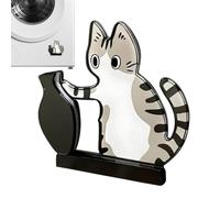 Cat Whisker Memorial Keepsake, Acrylic Storage Container with Wide Opening, Cute Holder for Refrigerators, Washing Machines, Bedroom Walls & Office Desks