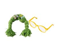 Cat Wig Headwear - Cosplay Costume, Quirky Pet Wig and Glasses Set, Adorable Pet Dress-Up Accessory, Cute Kitten Party Outfit, Stylish Feline Headpiece | Holiday Christmas Photoshoots Fun