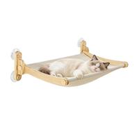 Cat Window Bed - Suction Cup Hammock Perch | Plegable Indoor Kitten Lounger Window Seat, Apartment Living Room Bedroom Corner Rest, Pet Home Nap Spot With Removable Washable Cushion